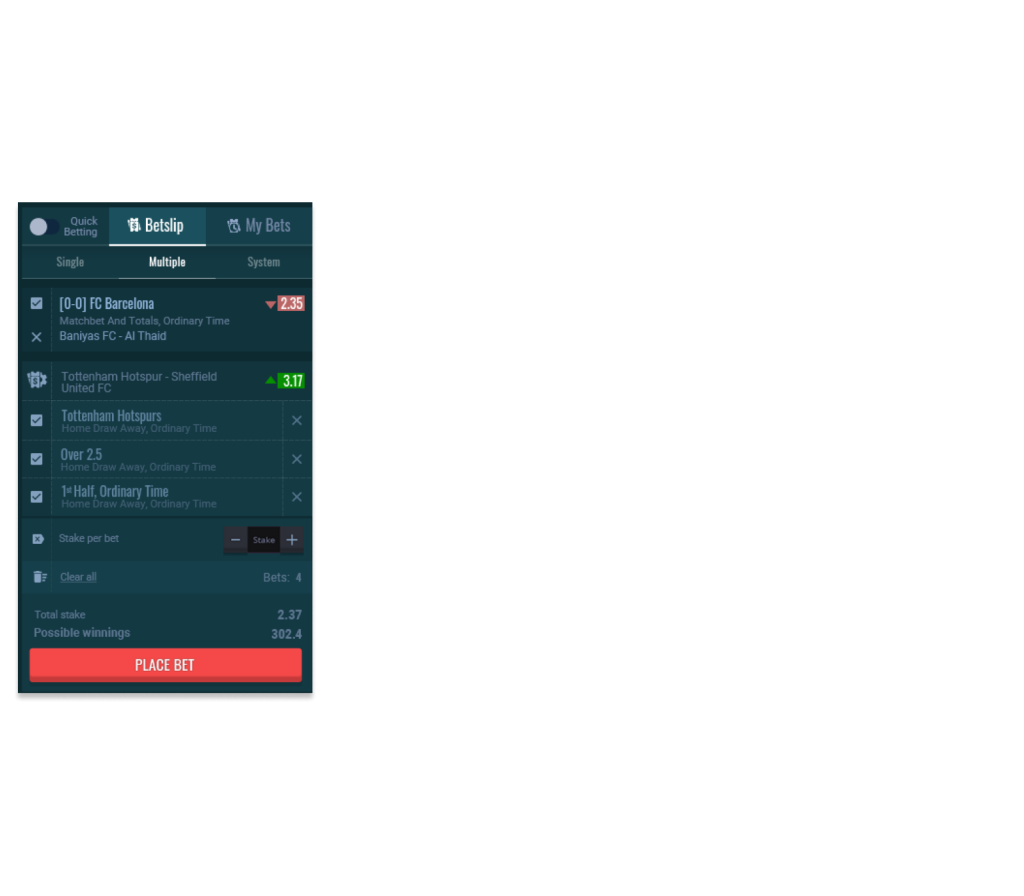 Sports Data Widgets for Football, Tennis, and more